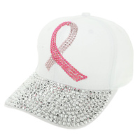PINK RIBBON BASEBALL CAP